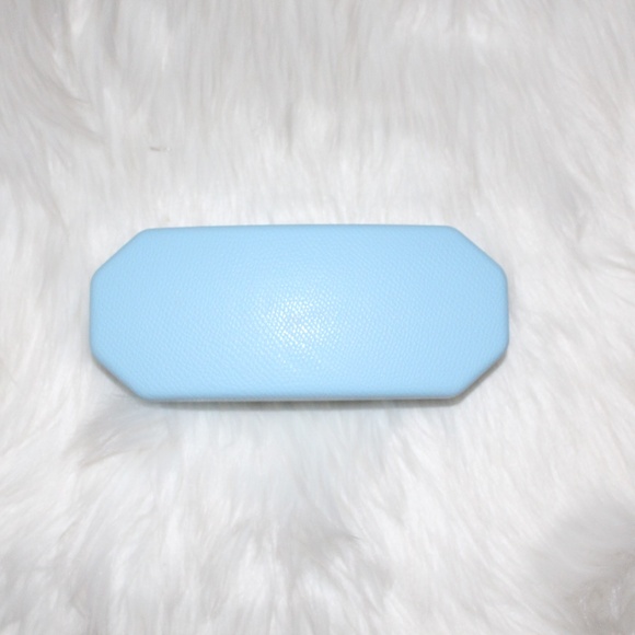 Swarovski, baby blue hard shell glass case with lens cloth - Picture 3 of 4